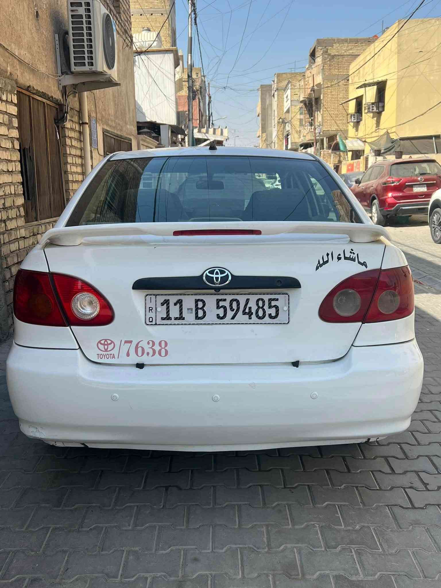 عندي سياره كورلا نحلة موديل ٢٠٠٦محرك ١٨٠٠ كير ومكينة وتبريد وكهربائيات جيد جدا السيارة رقم إنكليزي وباسمي شرط التحويل ثاني يوم .السيارة مصبوغة جمالية المكان بغداد حي القاهره السعر ٧٥ورقة وبيها مجال بسيط للاستفسار ***********
