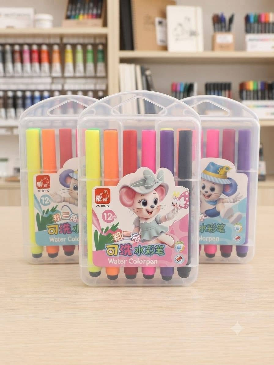 🎨✨ ألوانك… إبداعك! ✨🎨

متوفر الآن في مكتبة الباهر تشكيلة مميزة من أقلام التلوين 🖍️
ألوان زاهية وتشكيلات متنوعة، مناسبة للأطفال والطلاب والرسم والأعمال الفنية 🎨📚

📍 العنوان: عنه – نهاية شارع الحضره – قرب جامع النور

📩 للتواصل: مراسلتنا على الخاص أو على الأرقام:
📞 ***********
📞 ***********

🚚 التوصيل داخل قضاء عنه بـ 1000 دينار فقط
📦 التوصيل لجميع المحافظات بـ 5000 دينار

نص مكتوب في الصور:
- أقلام تلوين بألوان زاهية ألوان مميزة وزاهية جودة عالية وآمنة مناسبة لجميع الاعمار سهلة الإستخدام وتدوم طويلا
- Water Color Pen - Creative Collection
