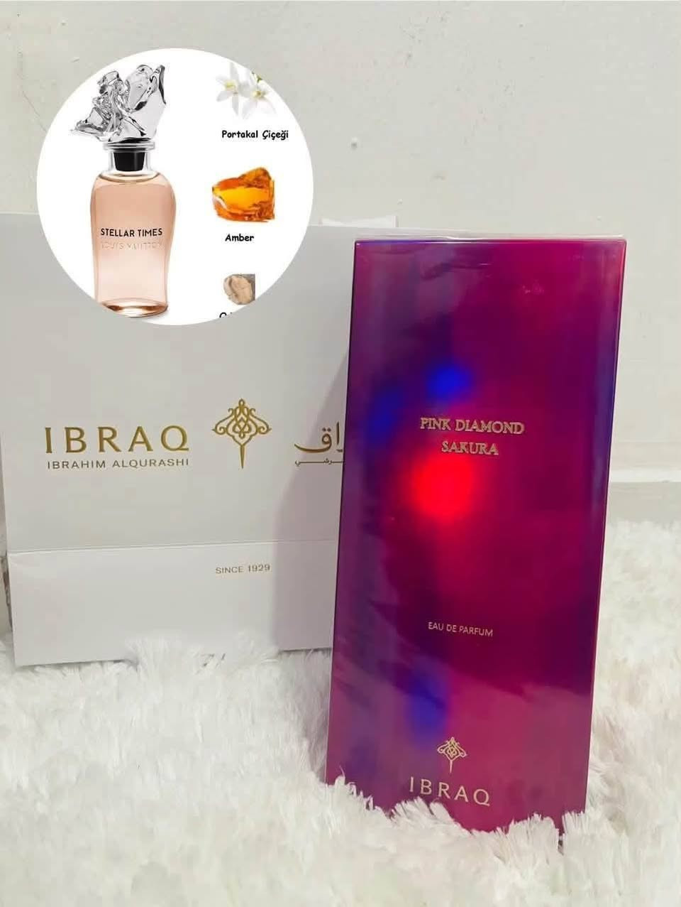 جميع عطور آبراق الأصلية (آبراهيم القريشي) متوفرة لدى محلة ابراند ال جـ𓄌ـبـوري
حجم العبوة: 150 مل — أصلي 100%
للطلب يرجى مراستنا على الخاص
📞 أو اتصل / واتساب: ***********
