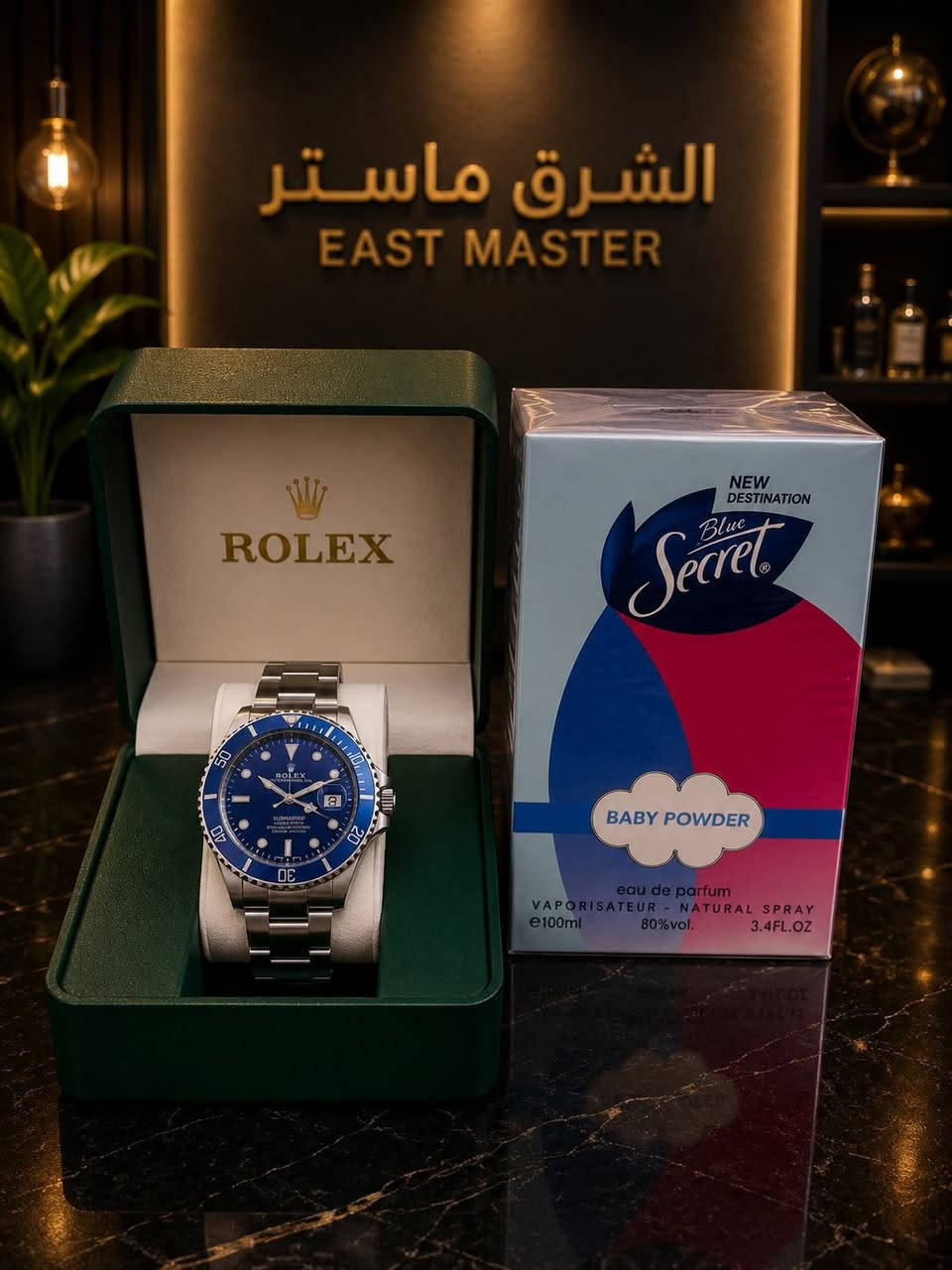 ✨بكج رجالي ساعة رولكس كواتي عالي مع عطر فاخر ومميز من الشرق ماستر✨✨✨✨✨

✨ عدة موديلات وتصاميم متوفرة لتختار ما يناسب ذوقك
سواء إلك أو هدية لشخص عزيز
للحجز       ***********
          واتساب او اتصال او خاص 
العنوان سامراء حي الشرطه شارع الاطباء مقابل مختبر الدكتور مهدي عبد الواحد 

توصيل كافة المحافظات 🚗
