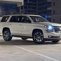 تاهو ٢٠١٥  النوع LTZ اللون صدفي المواصفات خليجي  اعلى فئة معروف LTZ بم...