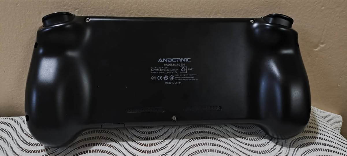 جهاز anbernic rg 556
الجهاز نظيف وبيه العاب ومحاكيات خير من الله مثال (ps2 .ps1 . Wii .3ds . Camecub . Gamehub .winlater) وبيه نظام اندرويد 14 تكدر تحمل اي لعبة مثل بوبجي 
الجهاز بيه بس السهم اليسار مايشتغل معرف ينرادلا برمجة او تنظيف 
السعر 👈👈👈  150 الف مع التوصيل مكاني الموصل 
موبايل واتساب 👈👈 ***********
