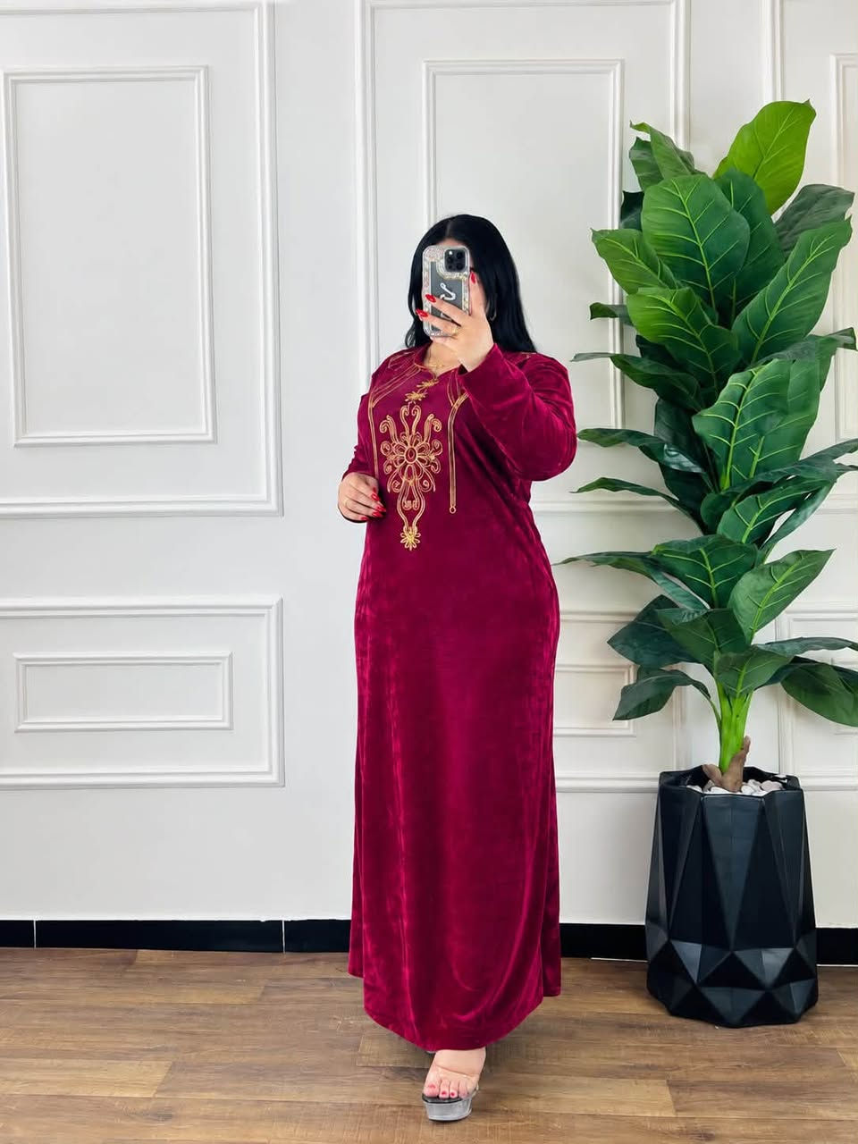 جملة • دشداشة جلد الغزال • مقاسات 2XL-5XL