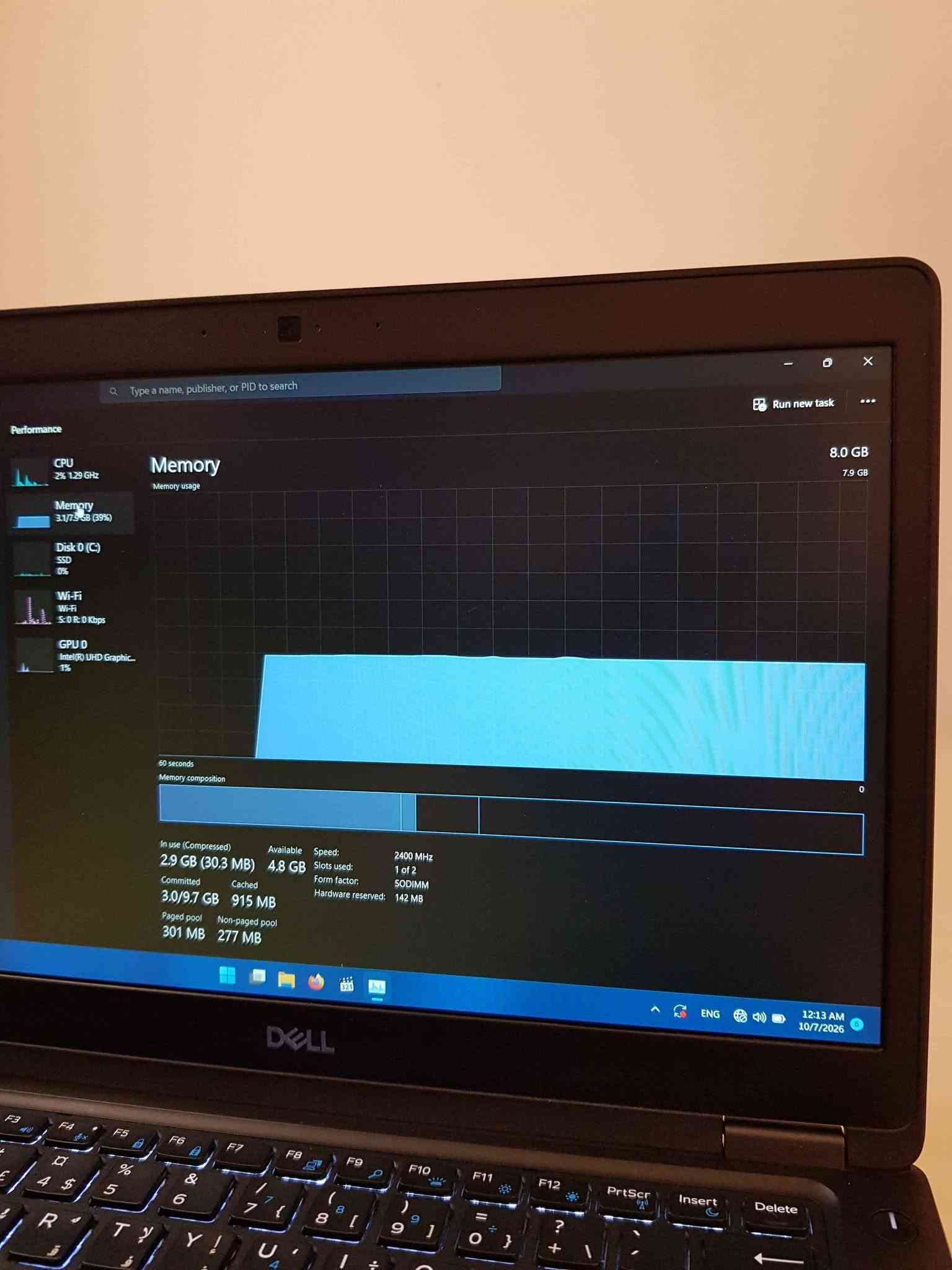 ديل 5490 • i5 الجيل الثامن • SSD 256GB