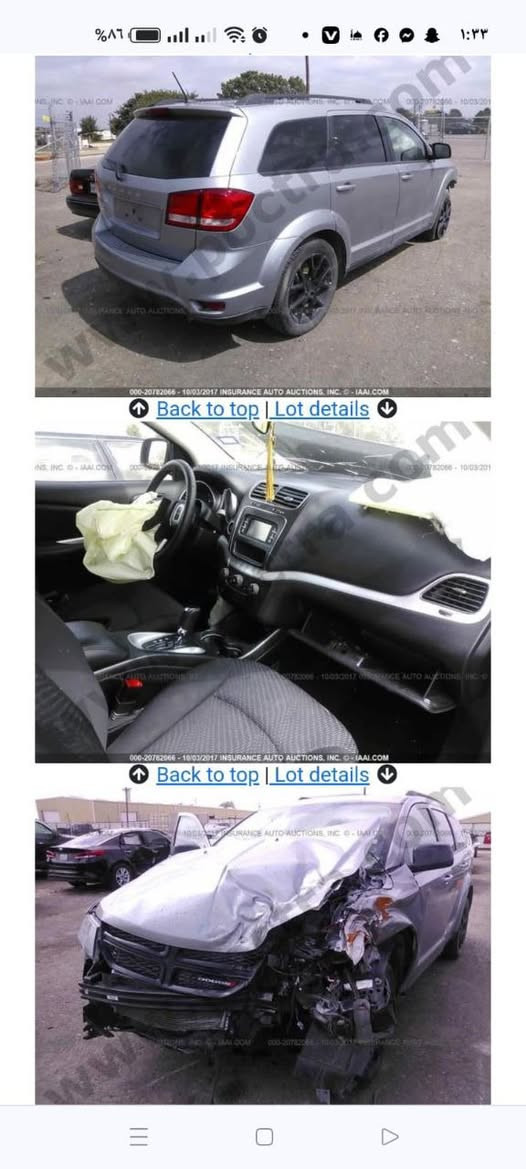 دودج جورني 2017 وارد امريكي sxt بلاك ادشن 7 راكب 3 قطع تبريد كشن كهرباء بصمة ابواب وجنطة دخول ذكي شاشة صغيرة 
محرك 2400 حادثها فقط تبديل جاملغ وبنيد وشبر صبغ باب السائق فقط 
رقم سليمانية بأسمي تحويل مباشر 
مكانها بغداد الغزالية السعر 125 بيها مجال 
للاستفسار التواصل ***********
