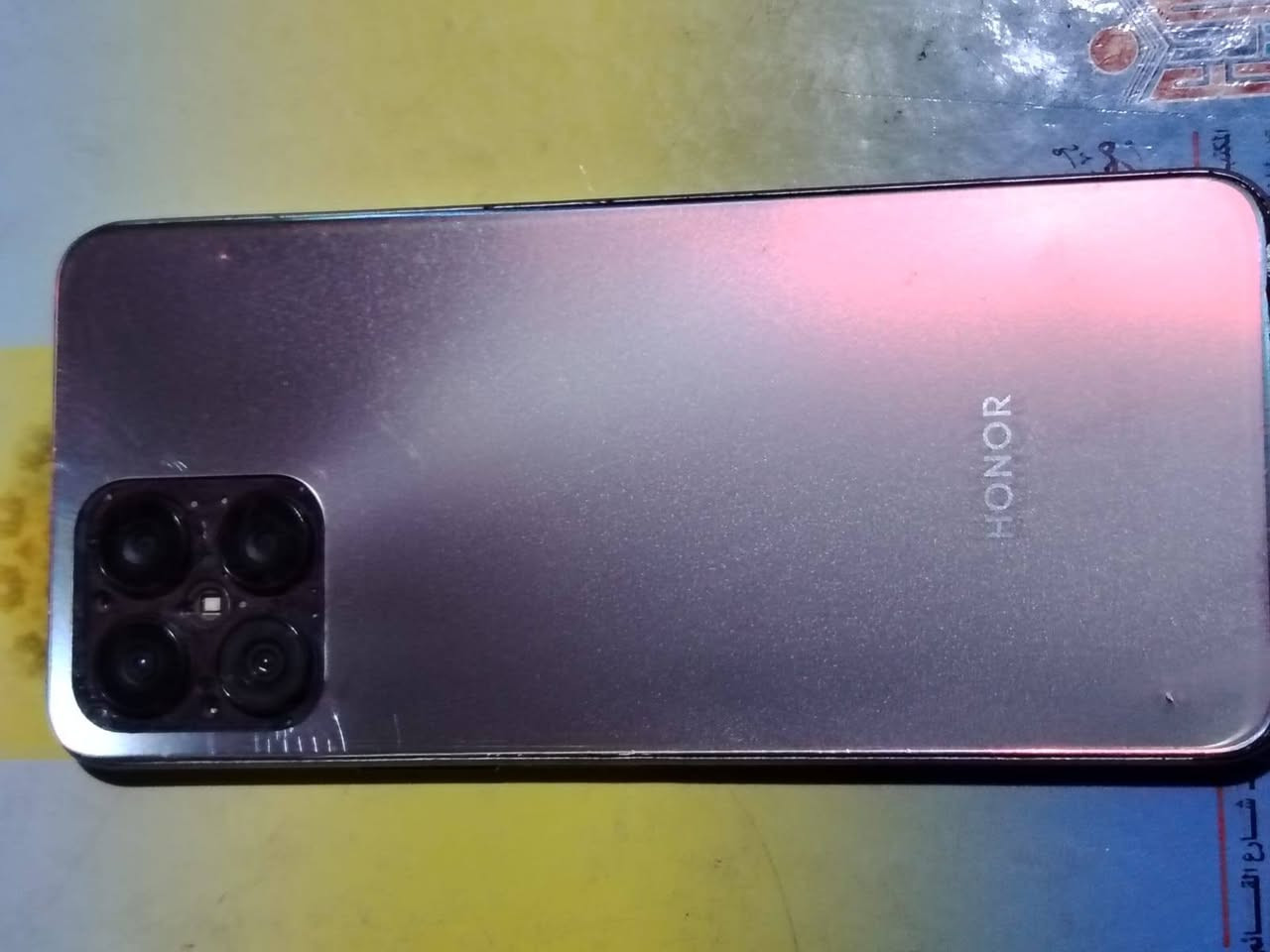 للبيع هونر HONOR X8 
ذاكرة 128
 عشوائيه 8
بطاريه تكفيك استعمال يومين 
الجهاز مابي كل عيب موبايل يجنن
السعر70الف
مكاني بغداد جديده توصيل ماعندي
بوبجي 60فريم
شاشه 90هيرتز
شاحن تايسبس
رقمي هاتفي ال ستفسار ***********

نص مكتوب في الصور:
- MagicOS 7.1 حول الهاتف < X8 اسم الجهاز الموديل TFY-LX2 رقم الإصدار 7.1.0.296(C185E7R2P4) GPU Turbo إصدار الأندرويد 7.1 إصدار MagicOS 13 IMEI 861682052852285 861682052892299 المعالج المركزي Qualcomm Snapdragon 680 ذاكرة الوصول العشوائي (HONOR RAM Turbo) ٦ غ.ب + ٢ غ.ب = ٨ غ.ب المساحة الفارغة ٩٤ غ.ب من ١٠٠ غ.ب وحدة التخزين الداخلية ١٢٨ غ.ب الإجمالي