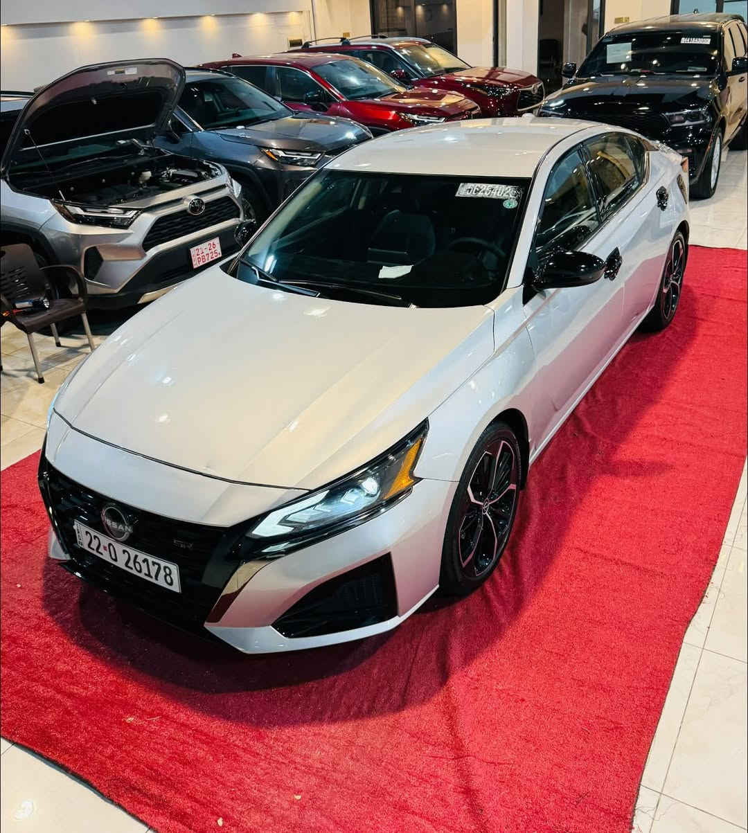 لطلب السعر علق بالرقم 2 سيتم الرد 
بشكل تلقائي على الخاص ✅
تابع الحساب ✅
Nissan Altama SR 2025

نيسان التيما
اللون :  سلفر لماع  

الموديل :2025

الفئة :      SR فول 

عداد المسافة: 12 الف مايل 

#مرقم_اربيل

حجم المحرك 2500 
بدون  دواخل بدون ايرباك ✅
الضرر: كما موضح في الصور  

المواصفات :  
بصمة تشغيل 
تشغيل عن بعد 
كاميرا 
شاشه لمس
رادرات 
حساس خلفي 
توقف ذاتي   
نظام ايكو نورمل سبورت 
كشنات جلد تدفئه

#العنوان #كركوك شارع المعارض 
معرض هشام الحمداني لتجارة السيارات 

للاستفسار:
***********

***********

***********
