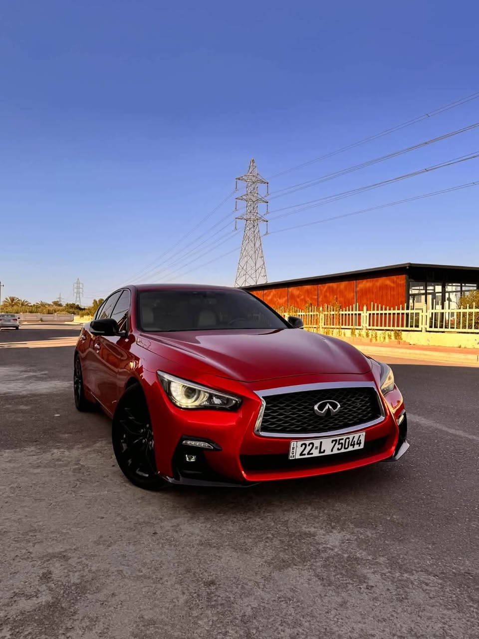 Q50 ريد سبورت • ٢٠٢١ • داخلية بيضا