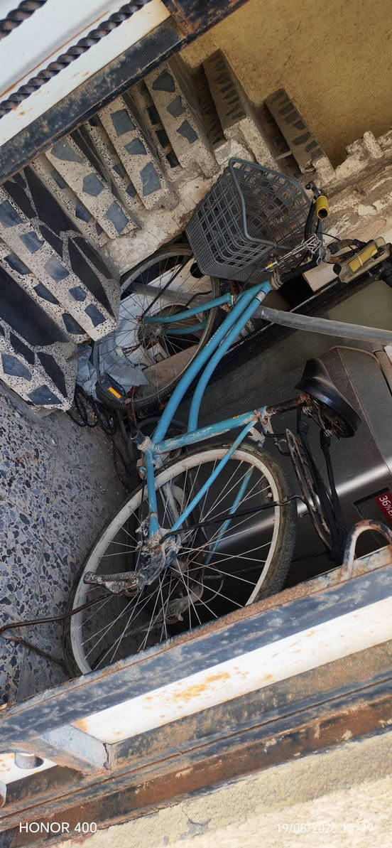 للبايع للجادين فقط! بايسكل كلاسيك عملي بسعر مناسب 🚲🔥
العنوان: البصرة - الجزائر

​المواصفات: 

​بايسكل حجم عادي / كلاسيك (لون سمائي)

​مجهز بسلة قدامية واسعة + حمالة/شبكة خلفية للغراض

​كشن عريض مريح مع ستاند خلفي لتثبيت البايسكل

​ينفع للفرات اليومية، للبيت، أو لقضاء المسواق والشغلات السريعة

​السعر: [اكتب السعر هنا] ألف (قابل للتفاوض البسيط للجاد)

مكان التواجد: البصرة / الجزائر

​للمعاينة والشراء اتصل أو راسلني واتساب فقط: [أ***********]
