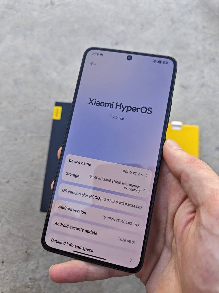 📱poco x7 pro 5g  ✅  ٥١٢گیگا

نرخ: ٤٢٥هەزار 
بە زەمانی یەک هەفتە

🔋پـــاتری 99 

📦کامــل ئەشیا  %99 خاوێن

💾 ڕام 12+12 و 512 گێگا 

💳 2سیم و ئیسیم 

🔋پاتری 6000 هەزار و 90 وات فاست چارج 

🎮🎰 PUBG 120 FPS 🏆

ip 69 دژە شکانو دژە ئاوە تا قوڵای ٢مەتر 

📞 ***********  وەتسئەپ دخان, السليمانية
