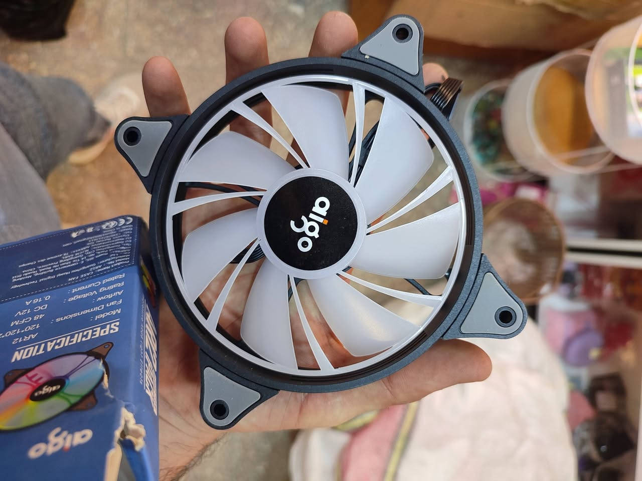 مراوح حاسبه • RGB • ٤ قطع