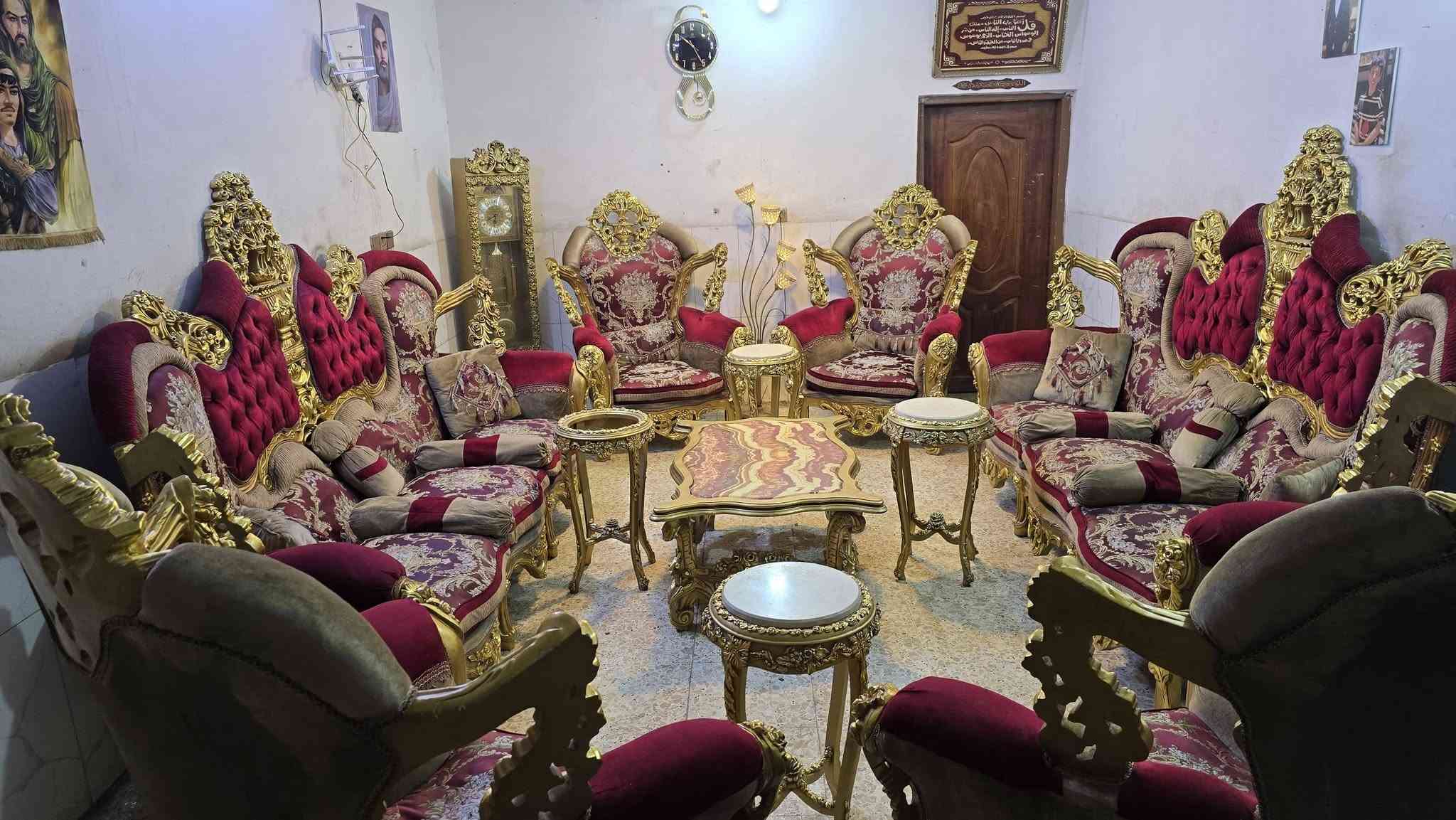 تخم زان مصري • ١٢ مقعد • ورق ذهب