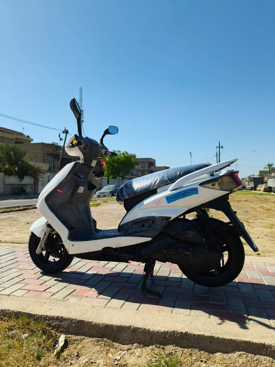 دراجة سكنس(فحل يابانية خطين )  🛵 للبيع
دراجة شلعه معدل كهربائيات كلهه شغاله 
دراجة جديده  بلادية
أي نقص مابيهة
جيب فيتر وتعال افحص
العنوان بغداد مدينه الصدر قرب مطعم ليمونه الاستفسار الاتصال على الرقم  ***********

