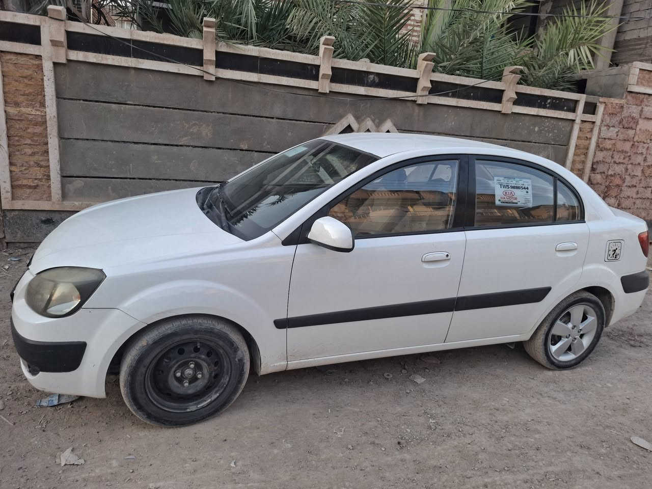 ريو موديل 2009
بيها قطعتين صبغ السونار مرفق بالصور 
سيارة تبريد و مكينة و گير مكفولة 
مكينة 1600
رقم ديالى
مكان ديالى بعقوبة 
السعر 82 و ليها مجال 
الاستفسار واتساب ***********
