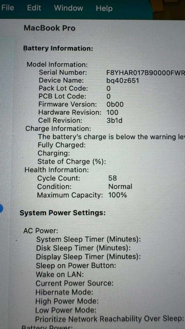 #يتوفر_مستعمل
Macbook #M4Max 16 inch 
Ram #36_🔥🔥
Hard #1TB🤩🤩
اللون space black 
نظافة 💯 %
كيبورد انكليزي
Cycle 58
Battery 🔋 100%
للاستفسار والطلب يرجى إرسال رسالة او على الواتساب 
***********
مكان #بغداد_الدورة

