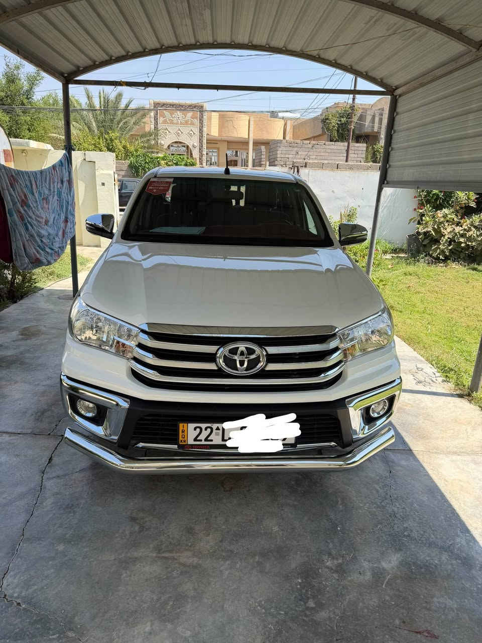 هايلوكس موديل 25  رقم أربيل دولي باسمي مكفولة كفاله عامه ماشيه 30الف سعرها 295 مكانها صلاح الدين قضاء بيجي رقم الهاتف *********** مغلفه ومدوشمه بيع فقط بدون مراوس
