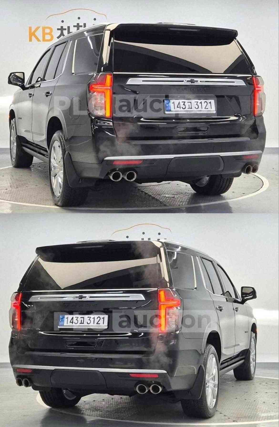 🚘 Chevrolet Tahoe High Country 2023 🖤
🔥 استيراد خاص | Black Top | Clean Title
📍 ديالى – الخالص
📏 ماشية 11,000 ميل فقط

⚙️ المواصفات:
• محرك 6.2L V8 بقوة 420 حصان
• گير 10 سرعات أوتوماتيك
• دفع رباعي 4WD
• نظام Magnetic Ride Control
• جنوط هاي كانتري 22 إنچ
• إضاءة LED
• كاميرات HD Surround Vision
• مرآة خلفية بكاميرا
• شاشة وسطية 10.2 إنچ
• شاشة عدادات رقمية 12.3 إنچ
• Head-Up Display
• نظام صوت Bose فاخر
• داخلية جلد High Country
• مقاعد أمامية تبريد وتسخين
• مقاعد الصف الثاني تسخين
• دوسات كهربائية
• صندوق كهربائي يفتح بالحساس عن طريق الرجل
• 3 صفوف
• حساسات وكاميرات ركن
• Apple CarPlay و Android Auto
• مواصفات High Country كاملة

✨ سيارة نظيفة ومميزة، ومواصفاتها كاملة.

📍 ديالى
📞 ***********

نص مكتوب في الصور:
- PLC GROUP
- KB차차차
- KB차차차 PLAUCTION KB차차차 PLAUCTION
- KB 차차차
- KB차차차 PL auction auction