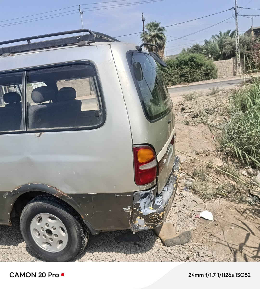 سلام عليكم كيه بريجوه موديل 2000 مكينه وكير وحداديه وشواصي كفاله الكشر شوف العين السياره مصفره هيئه وغرامات رقم انكليزي بأسمي السياره رقم قادسيه دشبول شغال حتى السنتر لك يشتغل السعر 50 وبيه مجال مكان السياره ديوانيه مهناويه رقمي ***********
