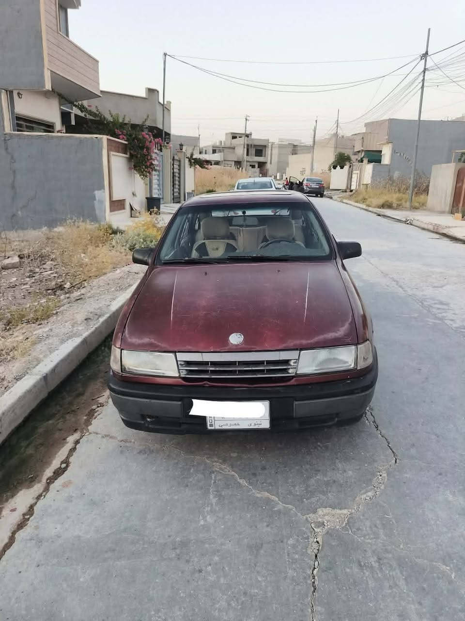 السلام عليكم
اوبل فيكترا للبيع
اللون ماروني
حجم ١٨
جنطه موديل 1991
باسمي سنوية لغاية 2028
رقم ألماني تحويل مباشر
كير اوتوماتيك
كير ومحرك شرط

للإتصال ***********
