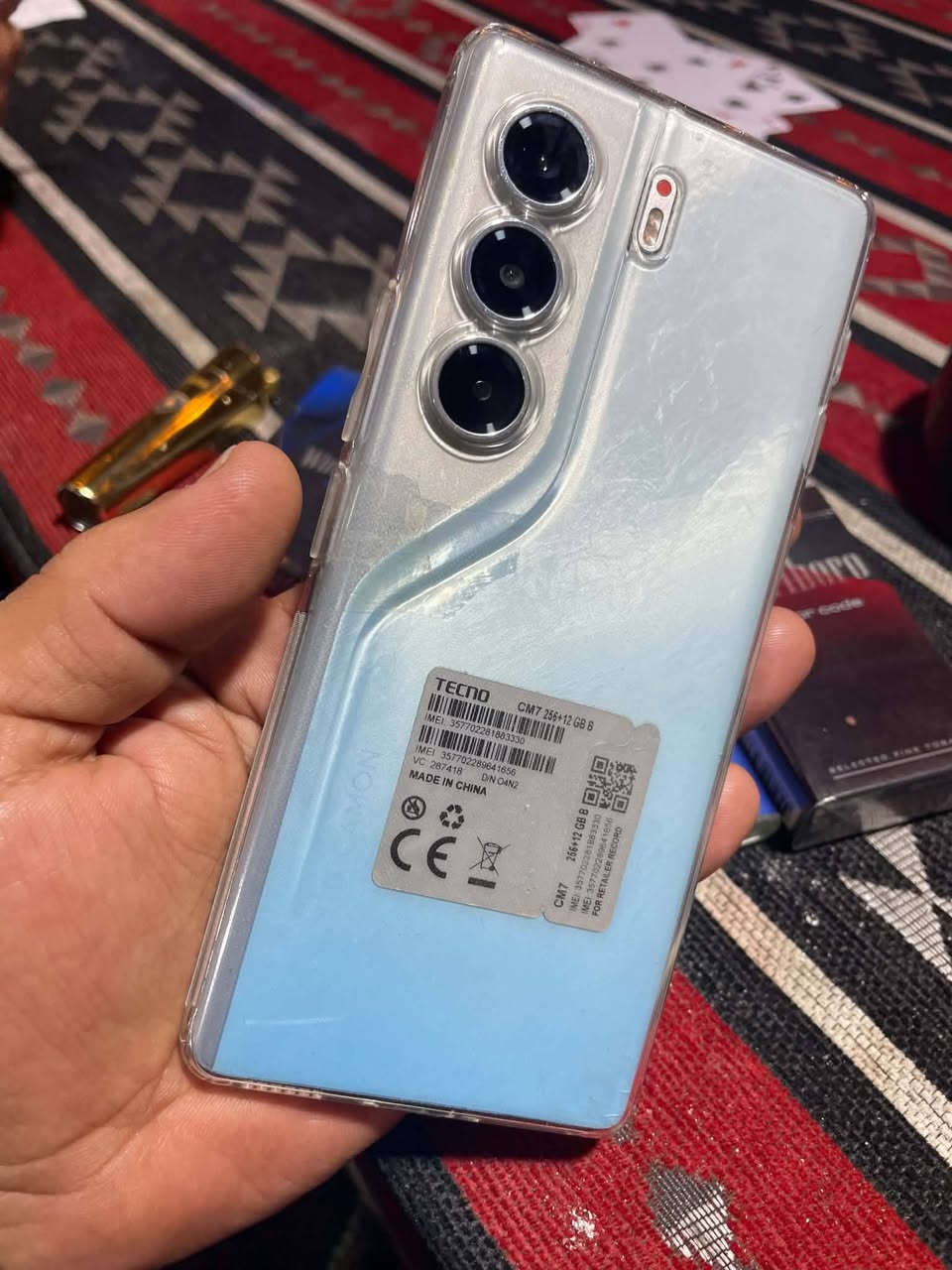 Tecno Camon 40 Pro 5G تكنو كامون
2 Sim
رام 12+6 💥
 ذاكره 256
نظافه فول 🔥 بس كاميرا اماميه ماتشتغل
سعر 235 الف قفل
***********
