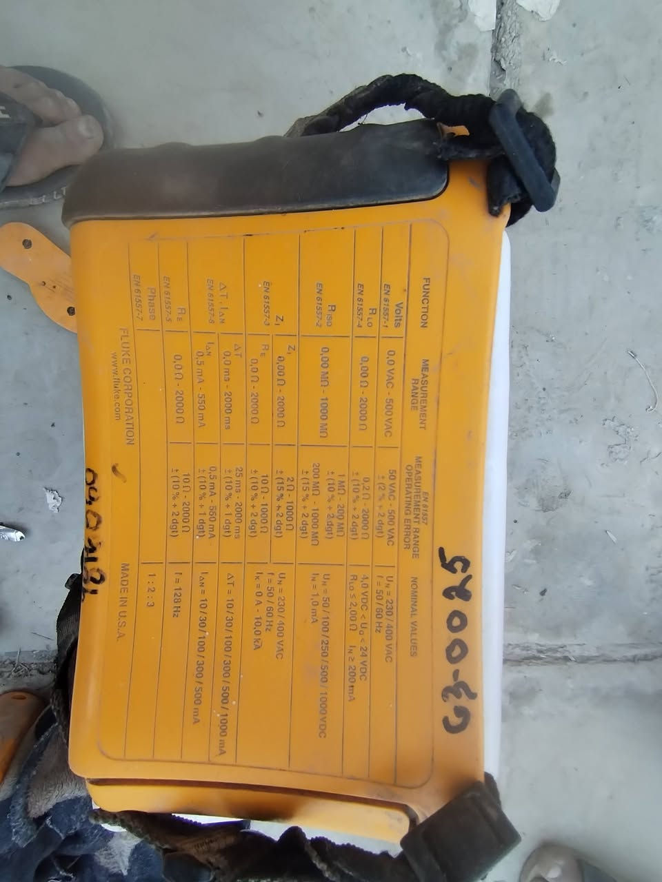 للبيع: وجبة أجهزة فحص كهرباء احترافية Fluke 1653B
​الموديل: Fluke 1653B Multifunction Installation Tester (أصلي)
​الوظائف: فحص عزل الكيبلات (Insulation)، قياس المقاومة الأرضية (Earth)، فحص واختبار القواطع (RCD)، وفحص الفولتية ومقاومة الحلقة (Loop Impedance).
​العدد والتفاصيل:
​عدد 16 قطعة: شغالة ومفحوصة بحالة ممتازة.
​عدد 6 قطع: عاطلة (تصلح للتفصيص أو قطع غيار).
​البيع جملة
الموقع: بغداد
للتواصل والسعر: يرجى المراسلة على الخاص أو الاتصال. *********** 
​#Fluke #Fluke1653B #أجهزة_فحص #كهرباء #معدات_ستوك #بغداد
