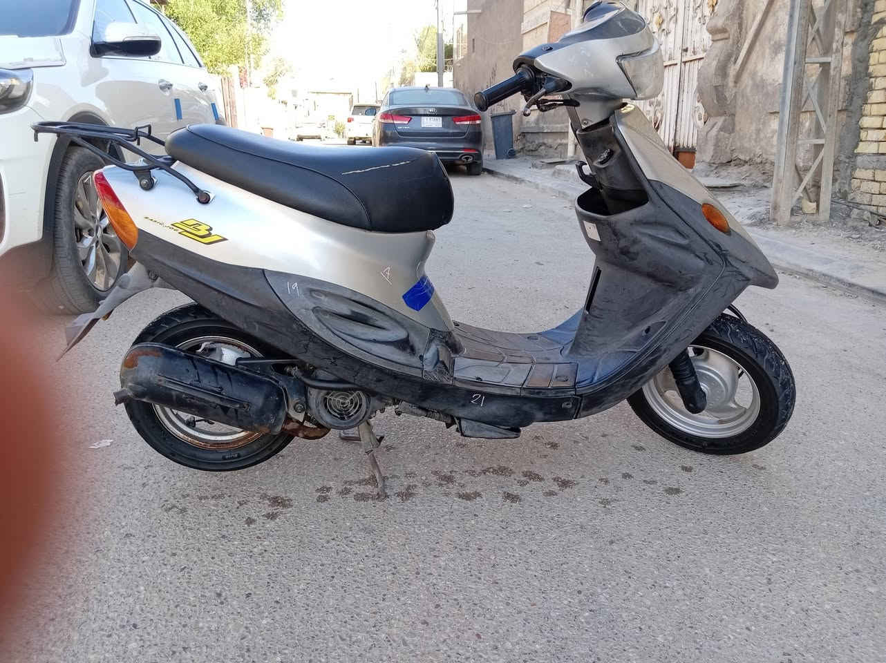 دراجه بيجي للبيع دراجه نضيفه ما مفتوحه ما ناقصه اي شي كهربائيات كلهن شغالات جيب وياك مصلح وافحص ما صايره أكثر من شهر من طلعتهه من رمبه مكان ناصريه حي الشهداء قرب جامعه العين تواصل *********** سعر خاص
