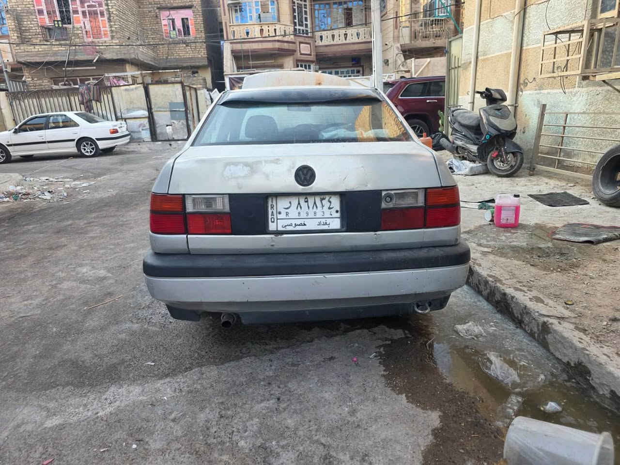 🚘 للبيع فولكس واگن فنتو

• الموديل: 1992
• المحرك: 2000
• الكير: أوتماتيك
• الحالة: جانت شغالة وتمشي طبيعي

. رقم بغداد 

السيارة اليوم من دنسوي بيها شغل ونبدل قاعدة الفيت بم، صار تماس بالكهربائيات من جوه المحرك وصار بيها حرك خفيف، والحمد لله على كل حال.

الضرر بس بالجهة المبينة بالصور، والجهة الثانية والجنطة سليمات وما بيهن شي.

💵 السعر: 26 ورقة
🔥 ومتصرفلك عليها 5 ورقات، ترجع 

بيها مجال للطيبين 

📍 المكان: الشعلة – أم نجم
📞 ***********
💬 يوجد واتساب

السيارة تنباع على وضعها،  تحياتي للجميع 👋🏻
