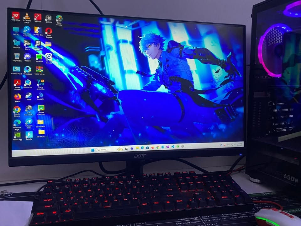السلام عليكم سيت اب كامل للبيع
المواصفات 
i510400F
Ram 16gb
Gpu gtx 1660 super
Storage 1tb
Psu 750w

شاشة ايسر 185hz
ماوس وكيبورد ريد راكون
يوبي اس تايكر
***********
