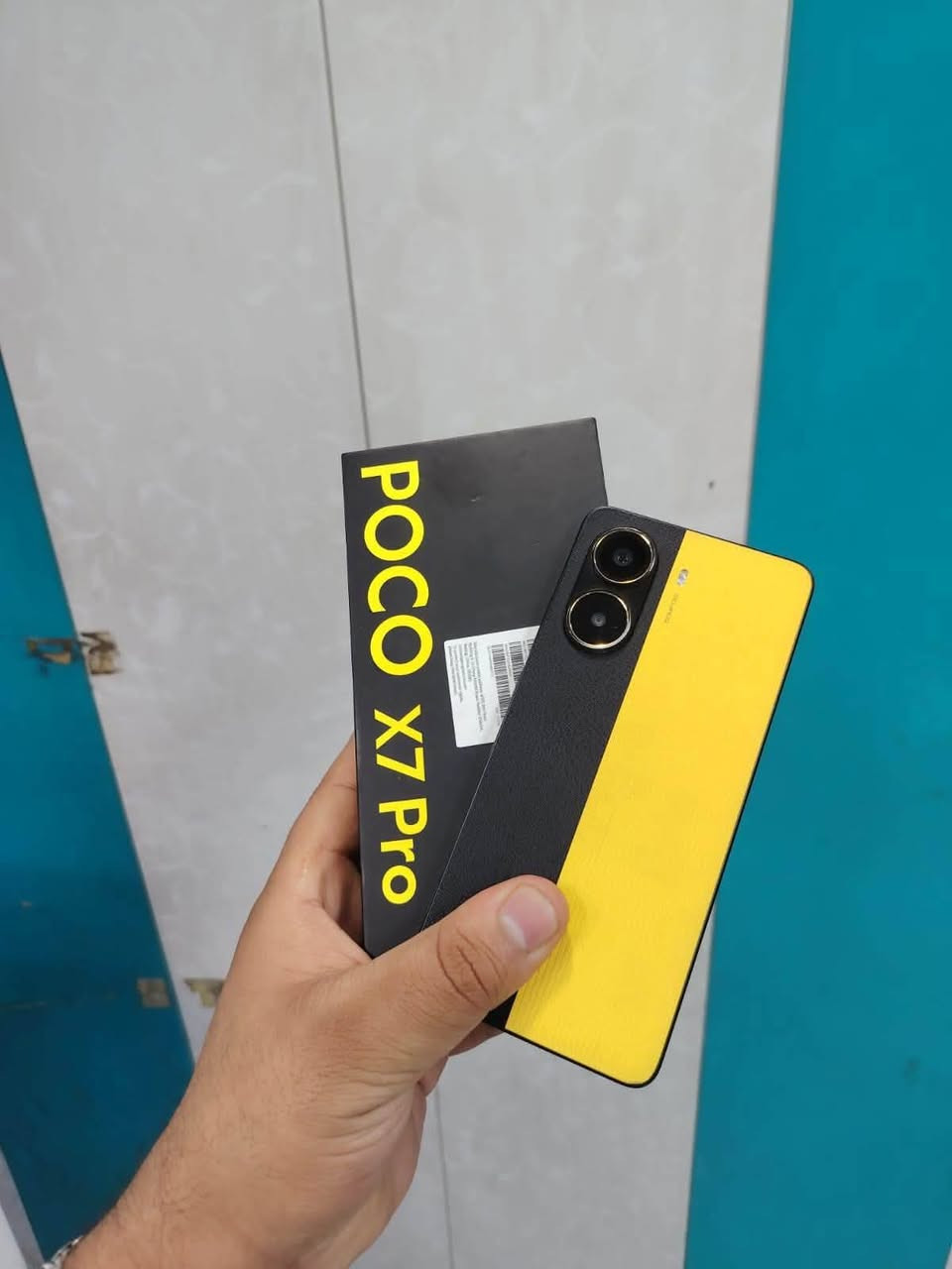 poco x7 pro max
بطارية: 8500
التخزين: 512 /12
المعالج: Dimensity 9500s
نسبه بطارية:96٪ 
جهاز كلش كلش نظيف
 مكاني بعقوبة 
سعر خاص   ، لبيع او مراوس ب ايفون .
التواصل واتساب***********
