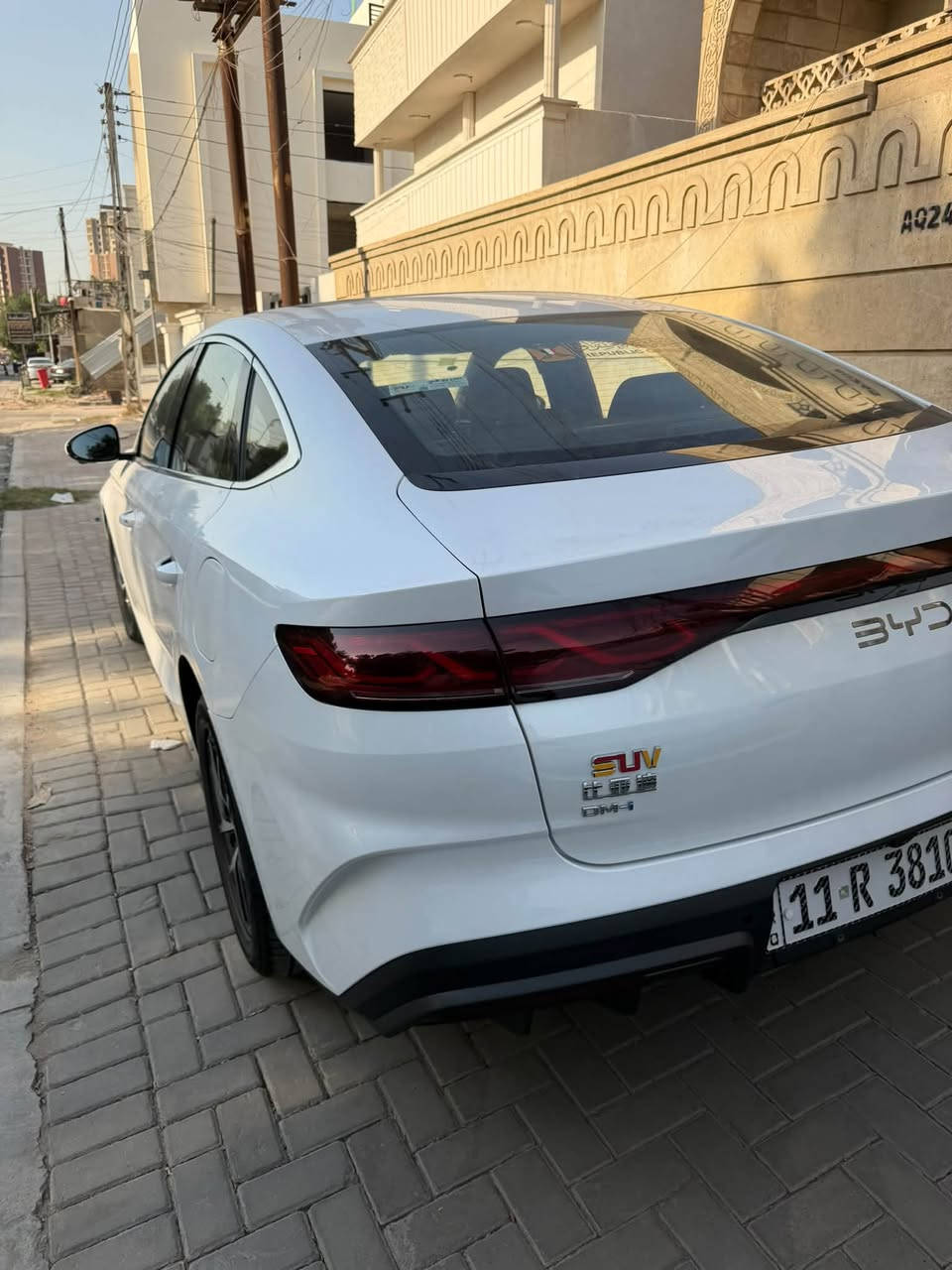 السلام عليكم BYD Qin L 2024
5 كامرات

بطارية 120 كيلو

بانوراما 

شاشة قلاب 

كشنات جلد و كشن سايق كهرباء

بصمة ابواب 2

تبريد قطعتين 

ممشى كلي 22 الف كم مكفولة كفاله عامة من شخط و بارد و صبغ 

بأسمي سيارة تحويل ثاني عليها رقم مميز حلو يوم مكاني بغداد السيدية

للاتصال ***********

السعر 26 مليون
