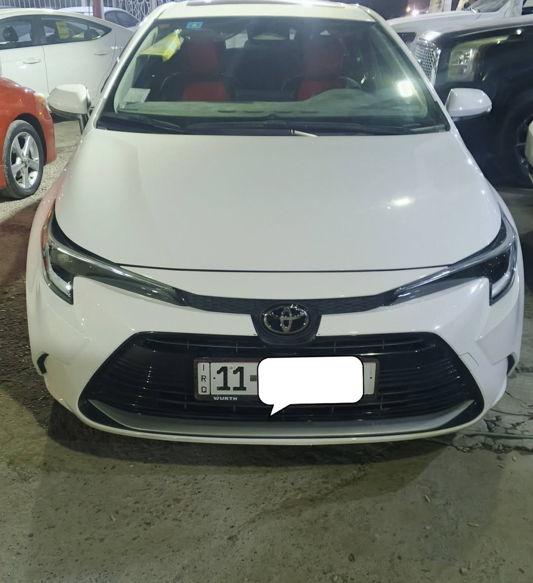 كورلا موديل 24
كفاله عامه 
ماشيه 34
داخل احمر 
كشن كهربائي 
السعر 156قفله قفل 
لاتصال ***********
