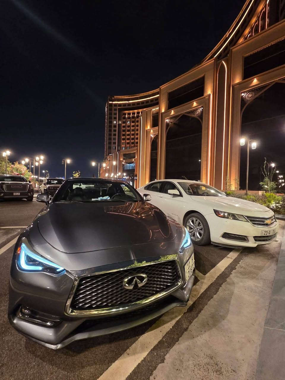 🏎️للبيع انفنتي Q60 2018  

الفئة الرياضية الفاخرة الصاروخ من انفنتي 
المحرك: 3.0 V6 توين تيربو
اللون: رمادي 
الممشى: 66 الف ميل 
فتحة سقف 
مقاعد جلد رياضية سوداء و تحكمات كهربائية جهتين 
شاشتين لمس 
نظام صوت Bose 
مثبت سرعة ذكي
تشغيل عن بعد
جام اوتو 
السيارة داخله كلين بدون حادث و بالعراق جاملغ خلفي صبغ موجودة اخر صورة
السيارة بيهة ملاحظة جاي اشتغلهة تجي تستلمهة كاملة 
السعر 17,000$ (170ورقة) مكان السيارة بغداد  
للتواصل ***********
