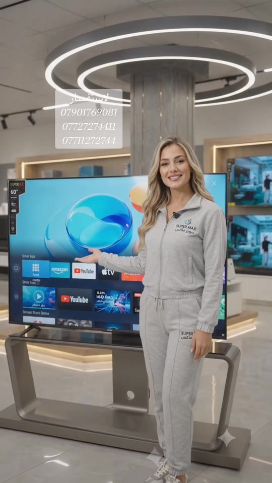🔥 شاشة 60 سمارت ذكية 🔥 https://www.finora.company/installment-store/super/ 📺 نظام Android ✨ دقة 4K لصورة أوضح وتفاصيل أقوى 🌈 تدعم تقنية HDR 📱 تدعم التطبيقات والإنترنت 🚚 التوصيل مجاناً لباب البيت 📞 للحجز والاستفسار: *********** *********** *********** ⭐ متوفرة حالياً لدى سوبر ماكس للشاشات الذكية
