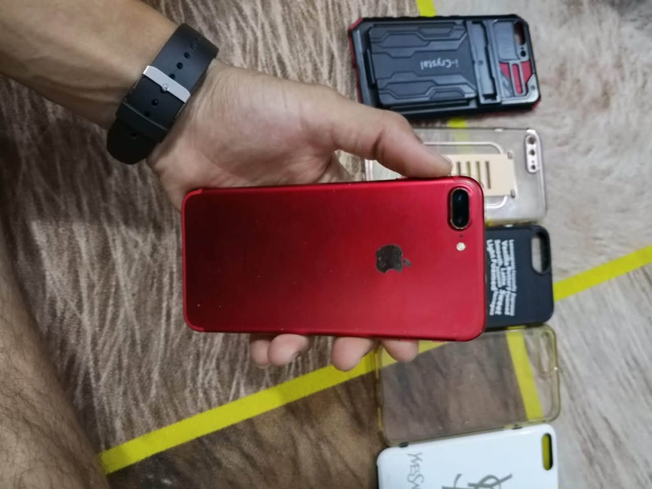 السلام عليكم ايفون 7بلاس  ذاكرة 128بطارية 🔋100 جهاز نضيف بي فطور خفيفة اسفل الشاشة ولبصة شغالة وكامرة دقة فول لونة دم الغزال السعر 100الف قفل مكاني سامراء القلعة الستفسار ***********موجود واتساب
