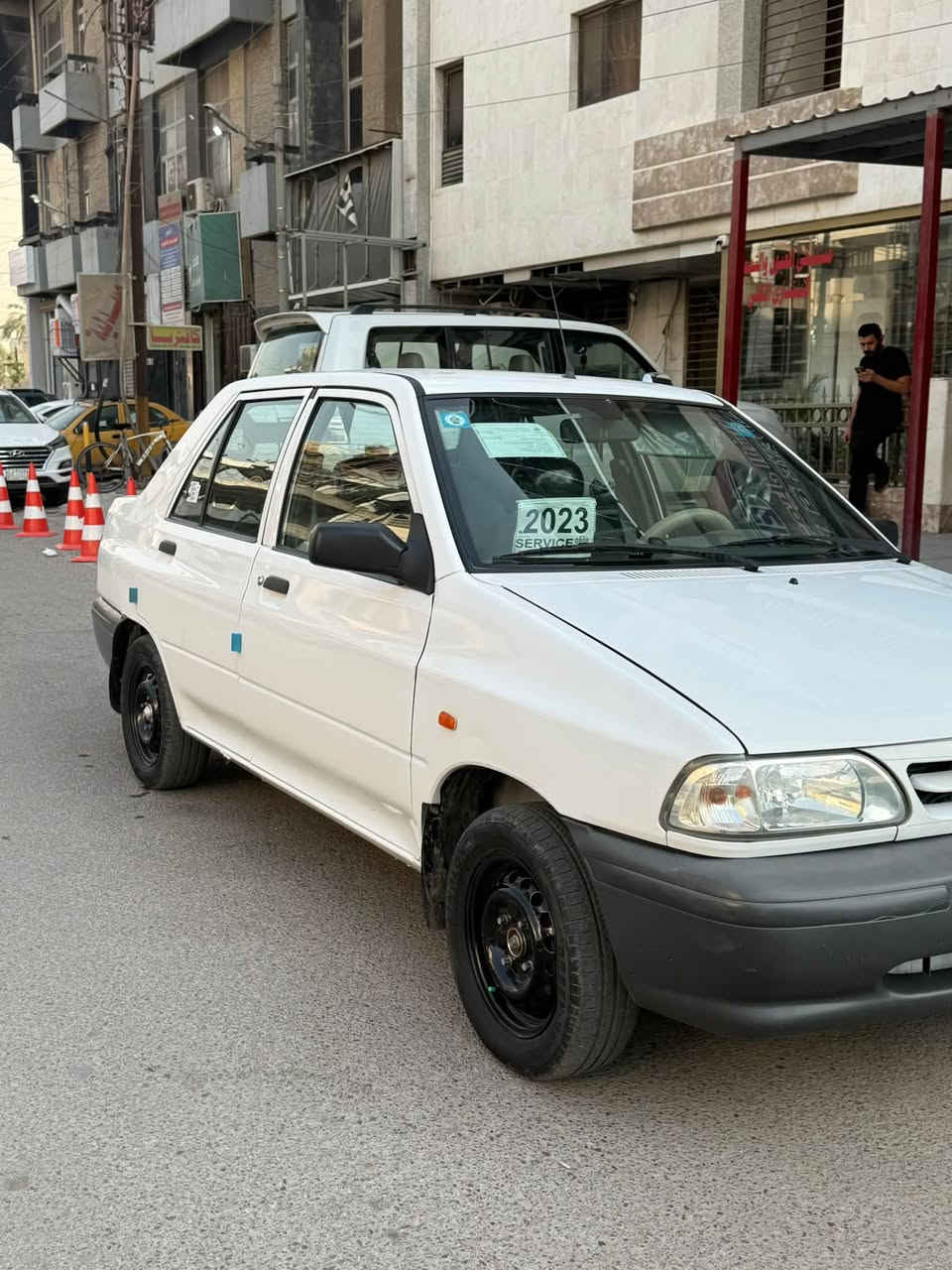 سلام عليكم سايبه مديل 2️⃣0️⃣2️⃣3️⃣للبيع شاشه كار بلي حساسات بك تبريد خير من الله سياره حلوه شوفت عينك عنوان بغداد جديده الاتصال ***********
