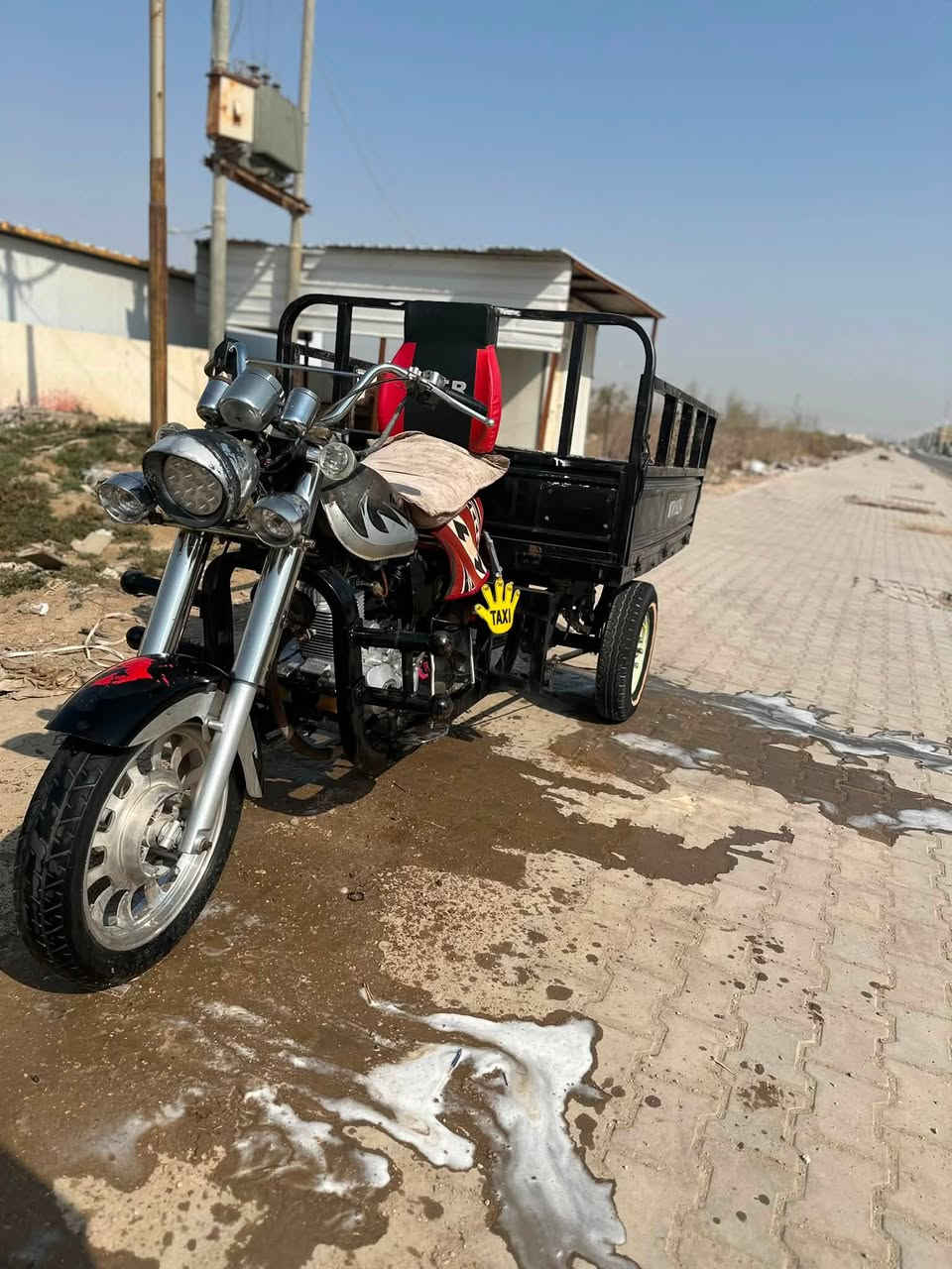 سلام عليكم شباب ستوته جاهزه من كلشي مكينه كير اكسن تاير معمره اوراق نضاف موديل ١٥ شراي بي خير ويدلل جاهزه دراجة معمره توه
