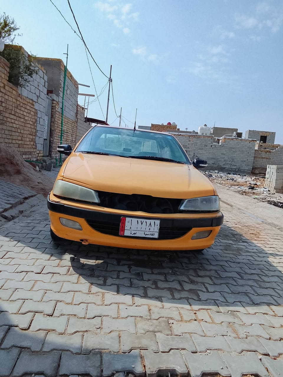 بيجو بارص 2015 للبيع
تفاصيل السيارة كاملة 
سيارة نظيفة ومال شغل 
لا ضربة ولا تبديل سنوية بعدلها سنةة مالكها رجال بالديوانية بالدغارة والرجال  يريد مداور 
شهر شهرين المهم تداور  سيارة تبريد شغال نقص فقط كمبريسر  مكينة كير مكفولات ونظاف  

السيارة نقصها فقط صدر امامي
وتخم نوزلات فقط ذني 

امانة الله السيارة نظيفة كشرها ومحركها وكيرها  ودهن كلة اصلي

مكاني ديوانية حي الامين السعر 28 

اخي العزيز اقرا التفاصيل يلا تتصل 

***********

