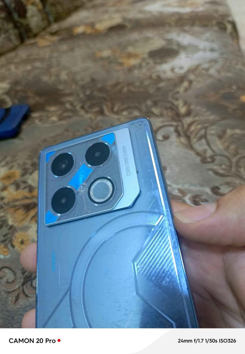 انفنكس GT20 
مبدل شاشة اصلي بصمة شغالة واومليد مل وكالة 
فطر بجامة مل كامرة 
سعر200 بي مجال قليل 
*********** موصل, نينوى

نص مكتوب في الصور:
- هاتفي XOS 15.1.2 التحقق من التحديثات اسم الجهاز Infinix GT 20 Pro ٥٤,٤٧ غ.ب / ٢٥٦ غ.ب التخزين Infinix X6871 الطراز Dimensity 8200 Ultimate وحدة المعالجة المركزية RAM 12.00 GB+6.00 GB 108M OIS+2M+2M الكاميرا الخلفية 32M الكاميرا الأمامية 5000mAh البطارية 1080x2436 الشاشة
- CAMON 20 Pro • 24mm f/1.7 1/100s ISO376
- CAMON 20 Pro • 24mm f/1.7 1/50s ISO326
- CAMON 20 Pro • 24mm f/1.7 1/50s ISO462
- CAMON 20 Pro • 24mm f/1.7 1/50s ISO726
- CAMON 20 Pro • 24mm f/1.7 1/50s ISO298
- CAMON 20 Pro • 24mm f/1.7 1/50s ISO503