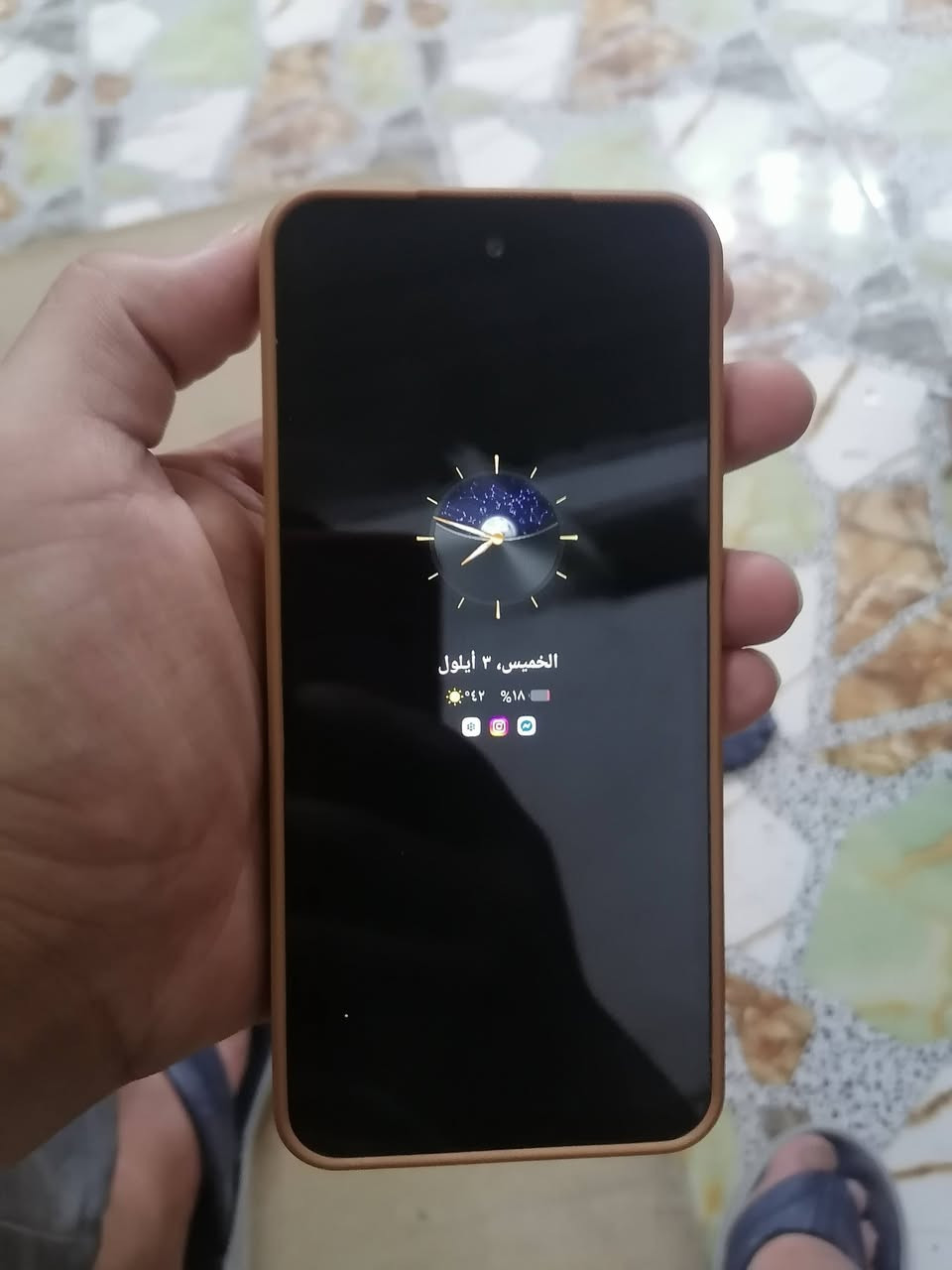 السلام عليكم موبايل تكنو سبارك جي 2 الموبايل نظيف جديد صار لي اسبوع منه اخذته سماعات است النظافه كرتونته شاحنته ملحقاته كامله السعر 180 وبي مجال المكان حله الشاشه 120 هيرتز ***********

نص مكتوب في الصور:
- هاتفي
- HiOS
- 15.1.2
- استناداً إلى Android
- التحقق من التحديثات
- اسم الجهاز
- TECNO SPARK Go 2
- التخزين
- ٤٢,٧٧ غ.ب / ٦٤,٠٠ غ.ب
- الطراز
- TECNO KM4
- وحدة المعالجة المركزية (UMS9230E (T7250
- RAM
- 3.00 GB+3.00 GB
- الكاميرا الخلفية
- 13M
- الكاميرا الأمامية
- 8M
- البطارية
- 5000mAh