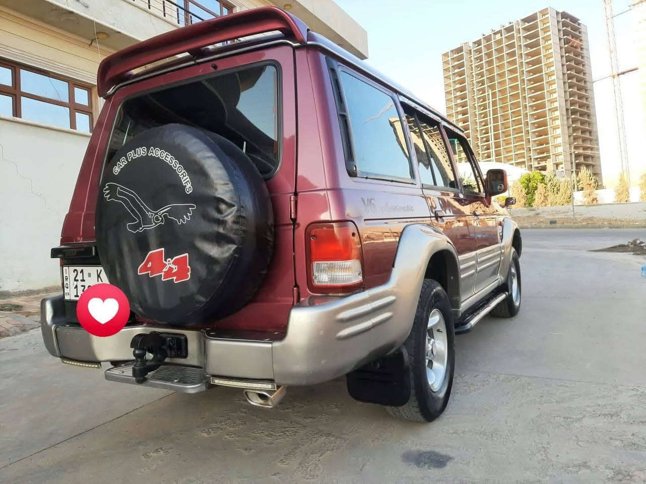 للبيع:  (Galloper) - موديل 2000
​الموديل: 2000 (تحويل أصلي).
​ناقل الحركة : أوتوماتيك.
​الرقم والأوراق: رقم السليمانية، السنوية باسمي الشخصي، والأوراق والرقم والفحص والسنوية كلها جديدة وجاهزة.
​الحالة العامة: سيارة نظيفة جداً وبحالة ممتازة، لا تعاني من أي مشاكل ميكانيكية أو فنية، والإطارات جديدة تماماً.
​الموقع: السليمانية.
​المبلغ  72 ورقة ($7,200) مع مجال للمعاملة والسعر قابل للتفاوض.
‌***********
