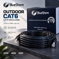 كابل CAT6 • رؤوس RJ45 • خارجي