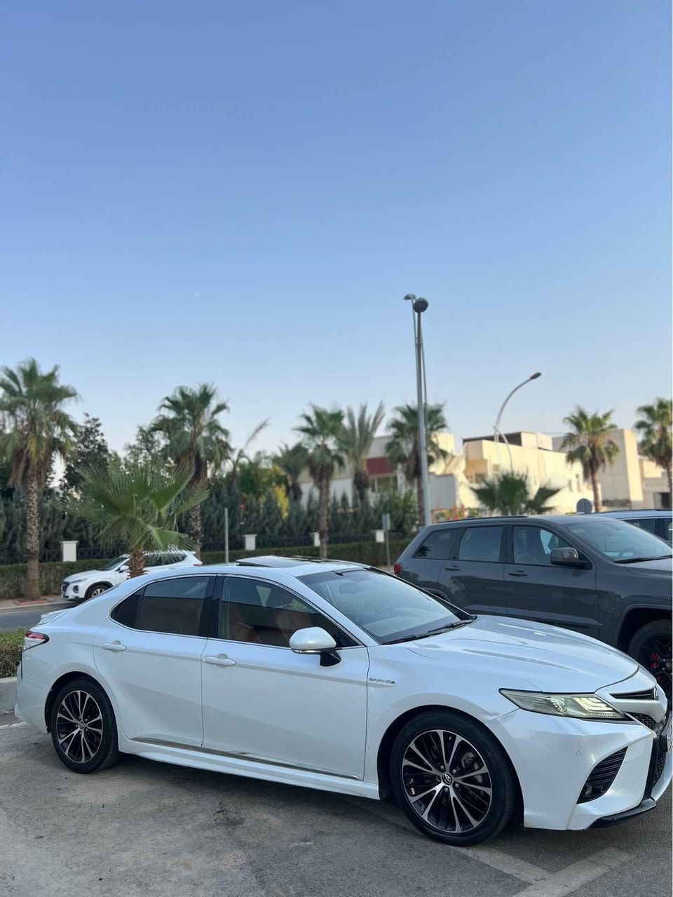 تويوتا كامري ٢٠١٨ ماشيه ١٤٨ الف كم خليجي مواصفات grande sport مكفوله كفاله عامه اعلى فئه بل خليجي سعر ٢٢٥ ورقه و مجال بسيط 
مكان السياره اربيل
واتساب *********** أربيل, العراق
