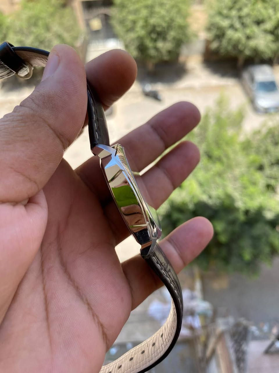 أجمل إصدارات هاميلتون رسمي قطر 43 اوتماتيك ضهر كشف الحاله كالجديد كامل مرفقات.. ***********
