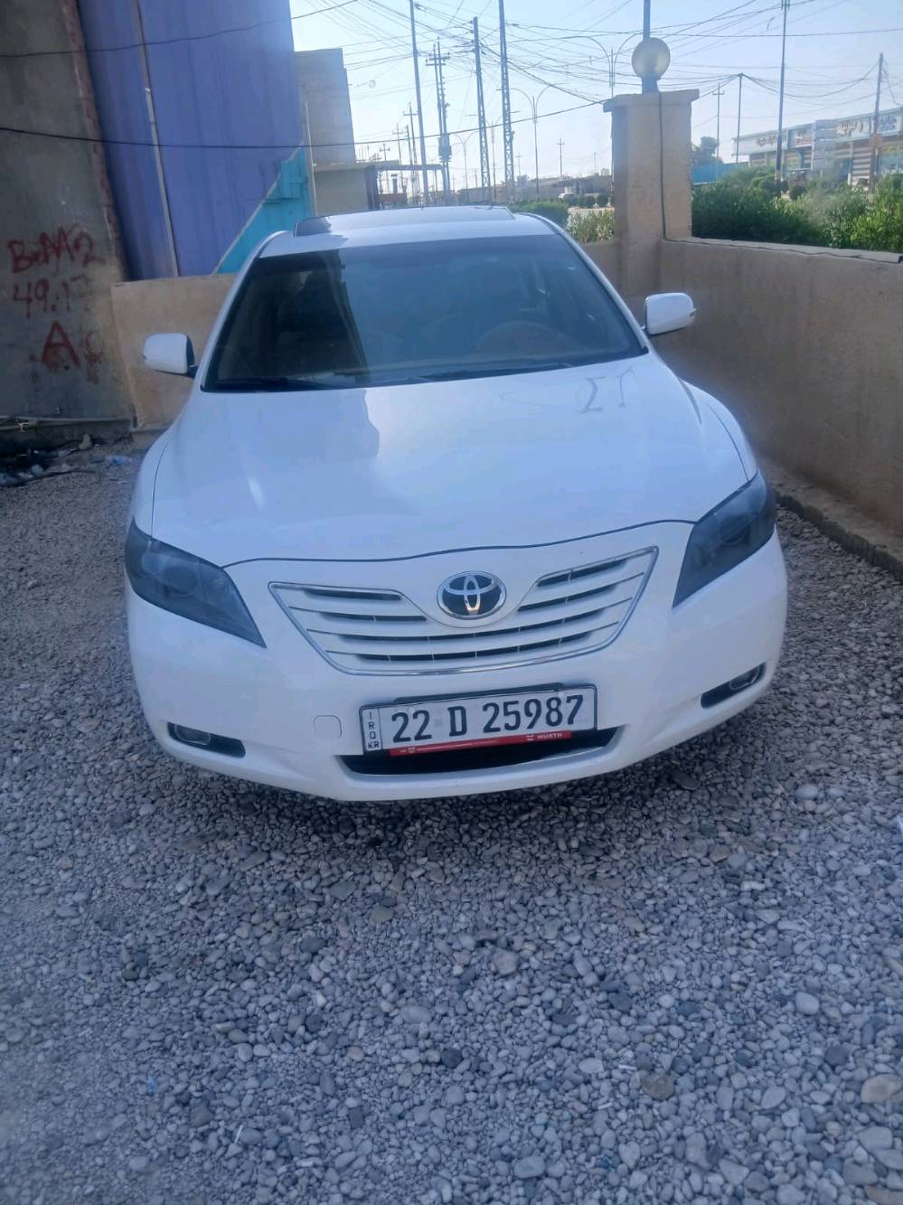 كامري ٢٠٠٨ خليحي مكفوله رقم اربيل  السعر ١٠٧ وبيه مجال بسيط الموبايل  ***********  العنوان الرمادي