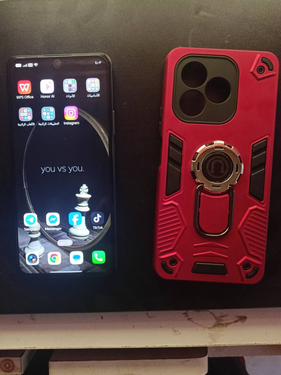 Honor x8d دبل سيم 256
البارحه اخذته ب360 حطيتله كفر و لاصق واريده ب330
