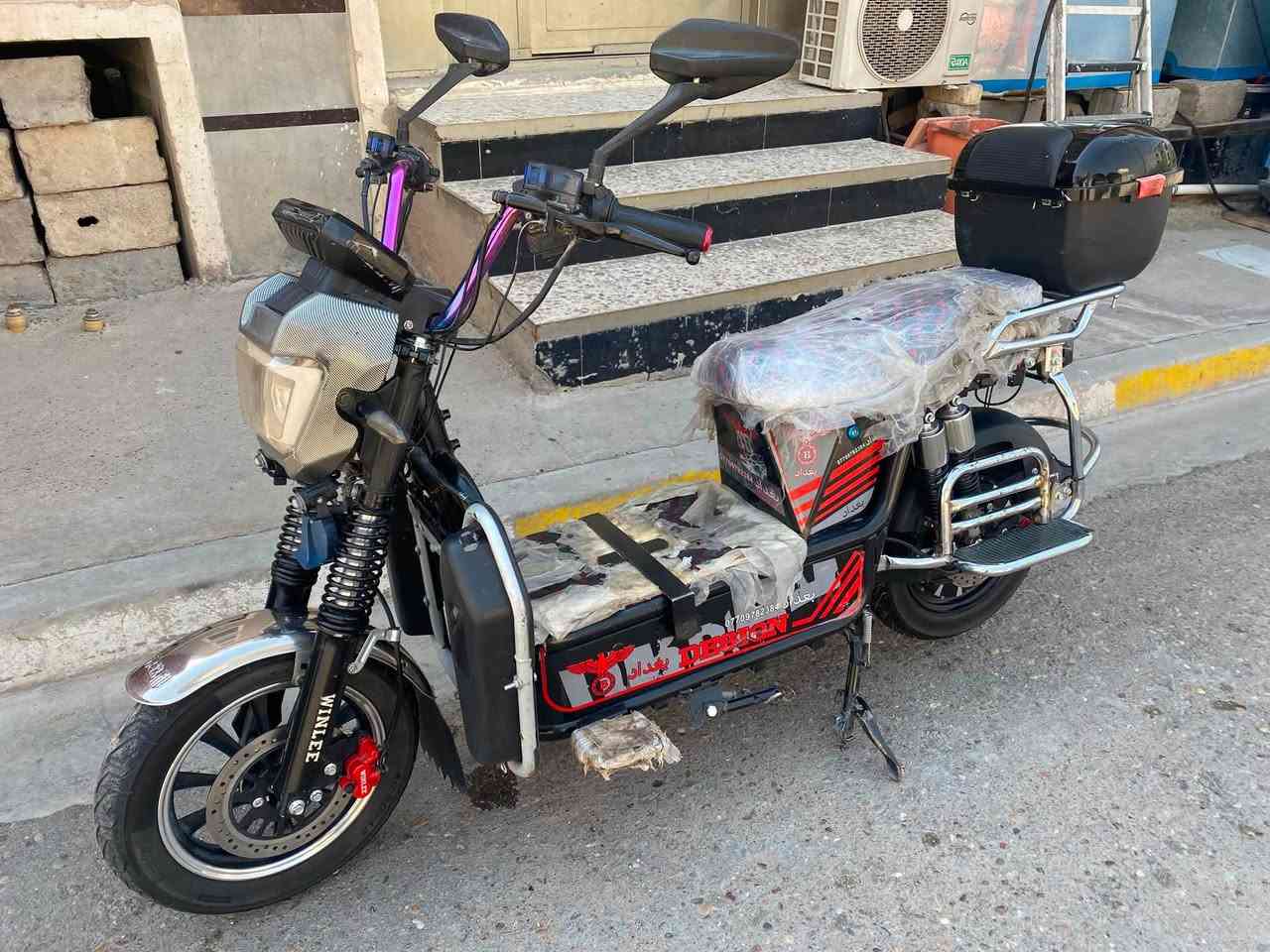 سلام عليكم دراجة للبيع  ستخدام شخصي نظيفة جدا بطاريات نظيفات سعر 550وبي مجال بسيط مكان فلوجه حي شهداء ***********
@
