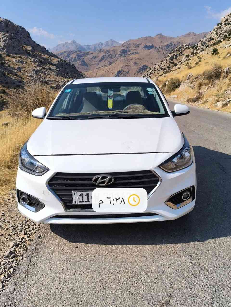 ---
*للبيع هيونداي اكسنت 2019 وارد امريكي* 🚗

*السعر:* 100 وبيها مجال للشراي
*الرقم:* بغداد - 11 W 21142
*
*للتواصل واتساب:* ***********

*المواصفات:*
🔹 موديل 2019
🔹 تحكمات ستيرن كاملة
🔹 شاشة كبيرة لمس
🔹 كاميرا خلفية دوارة
🔹 حساسات خلفية
🔹 مانع انزلاق

🔹 تشاملغ وبنيد مصبوغ
🔹 شوية تصليح باللغد - شغل حلو ونظيف
🔹 كير ومحرك شرط الفحص
🔹 تبريد شغال
🔹 *الممشى: 100 الف كم*

للشراي الجاد مراسلة واتساب 📩

نص مكتوب في الصور:
- ٦:٣٨ م