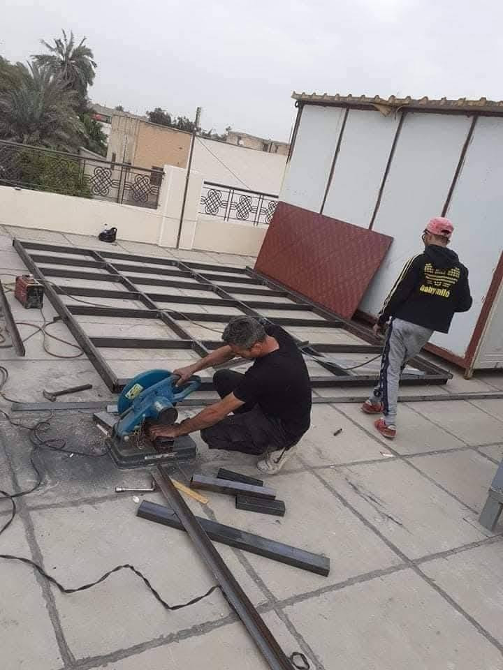 #حداده  #السجاد #الجميع لكافه اعمال الحديد السندويج 

لتجهيز كافة انواع الكرفانات من السندويج البنل 

بمواصفات عاليإ💯

 المقاوم للحرارة🌡️ وضد الرطوبة ولامطار 🌧️ تجهيز جميع

 المشتملات ولمحلات ولكرفانات طابق او طابقين 🏠

المتر المربع كرسته وعمل (23)الف دينار فقط

كادر🦺متميز وسريع الانجاز✅

يشمل باب - بي في سي 🚪

 يشمل شباك -بي  في سي  🪟
 
وشغل جميع الحداد
 
حجز والأستفسار ✒
 متواجد في الصفحه 

*********** اتصال+وتساب
