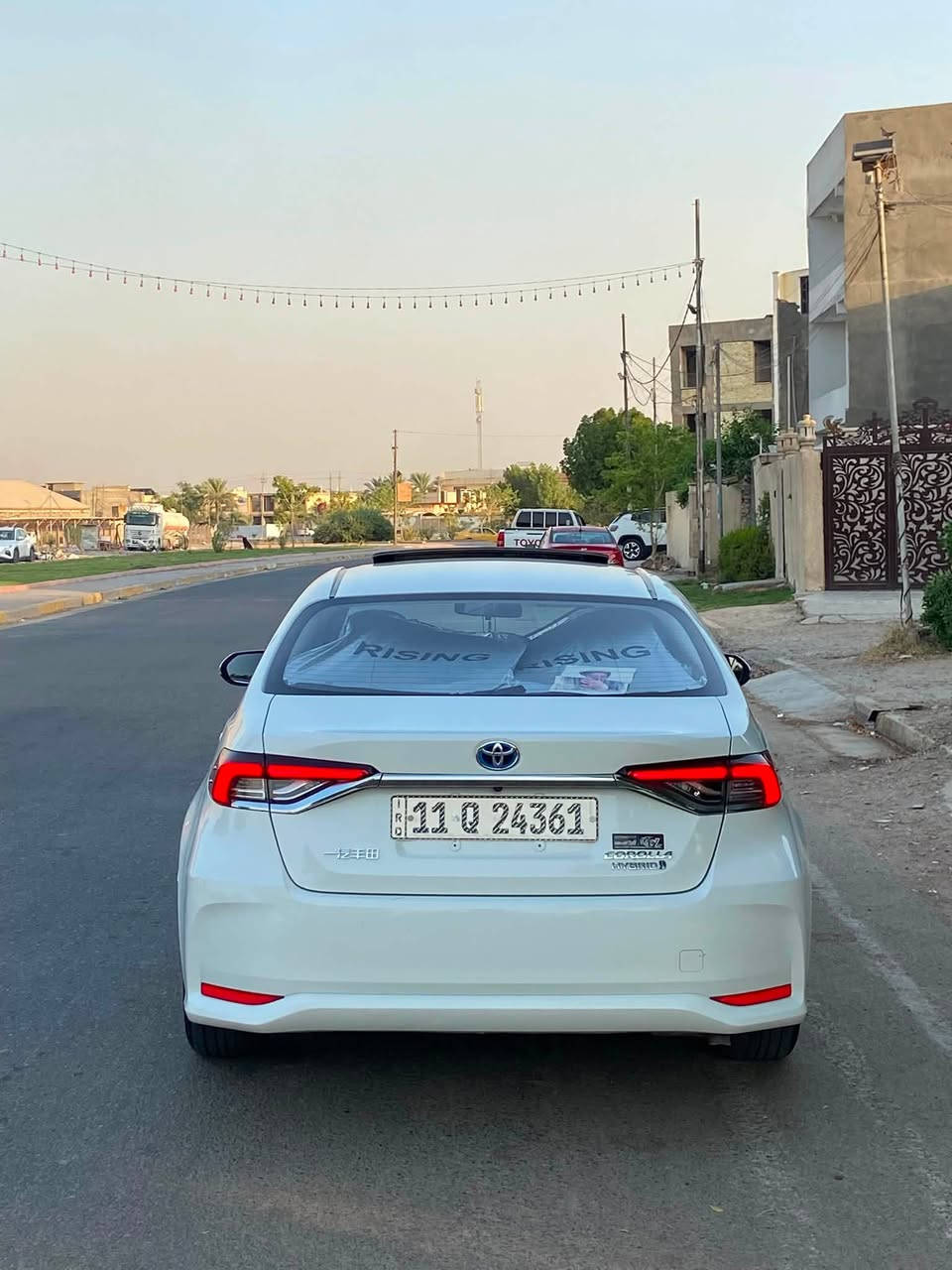 ✴️ كورلا مديل 2024 شكل خليجي مرغوب 

✴️محرك هايبرد شحن ذاتي 

✴️ماشيه :35 

✴️بصمه +دخول ذكي 

✴️ هاندر بريك بصمه + اوتو هولد

✴️رادار امامي 

✴️سياقه اليه 

✴️تبريد قطعتين 

✴️ تبريد بيانو شاشه

✴️ شاشه ابل كار بلي

✴️ مانع نزلاق + مود درايف + ايفو مود

✴️6 ايرباك 

✴️ حساس لايت كامل اوتو عالي ناصي اوتو
+حساس ضغط اطار 

✴️ تحكم سترين كامل فول

✴️ لايت زينون + لد صباحي +لد ليلي

✴️عليه كت كامل كاربون فايبر 

✴️سياره بيه تكحيل كارت عل كد شبر 
وبارد عل كد شبر فقط 

💸سعرر 149 وبيه مجال 💸

✴️مكان سيديه تقاطع درويش 📍التراث

رقم تواصل 📞:***********
