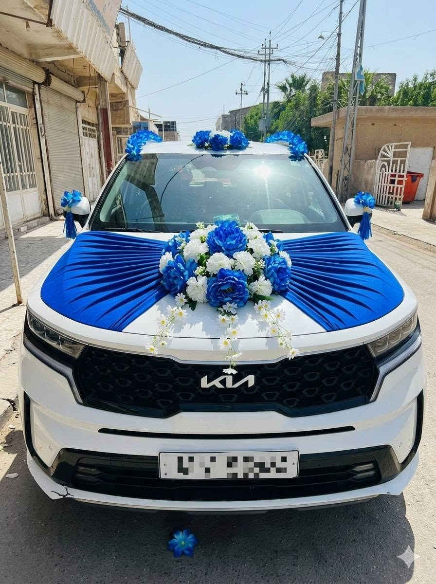 تزيين سيارات • باقات ورد • محاويل حي ١٧